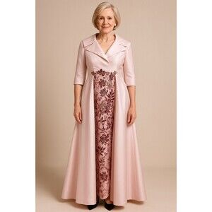 Elegant Straight Mother Of The Bride Dresses Jewel Neck Lace Ankle Length Guest